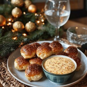 Pretzel Bites With Cheddar Cheese Sauce Recipe