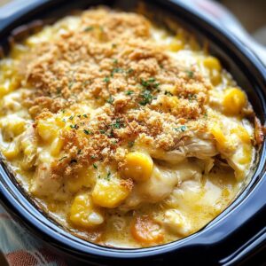 Slow Cooker Swiss Chicken Casserole Recipe