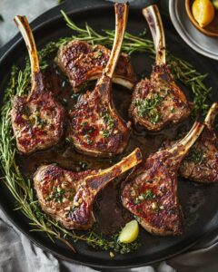 Sizzling Rosemary & Garlic Infused Lamb Cutlets Recipe