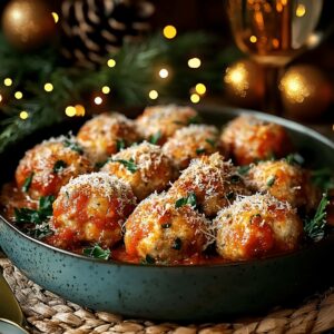 Chicken Parm Meatballs Recipe