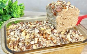 Hearty Baked Oatmeal with Apples, Bananas, and Walnuts Recipe
