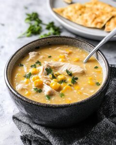 Chicken & Sweetcorn Soup Recipe