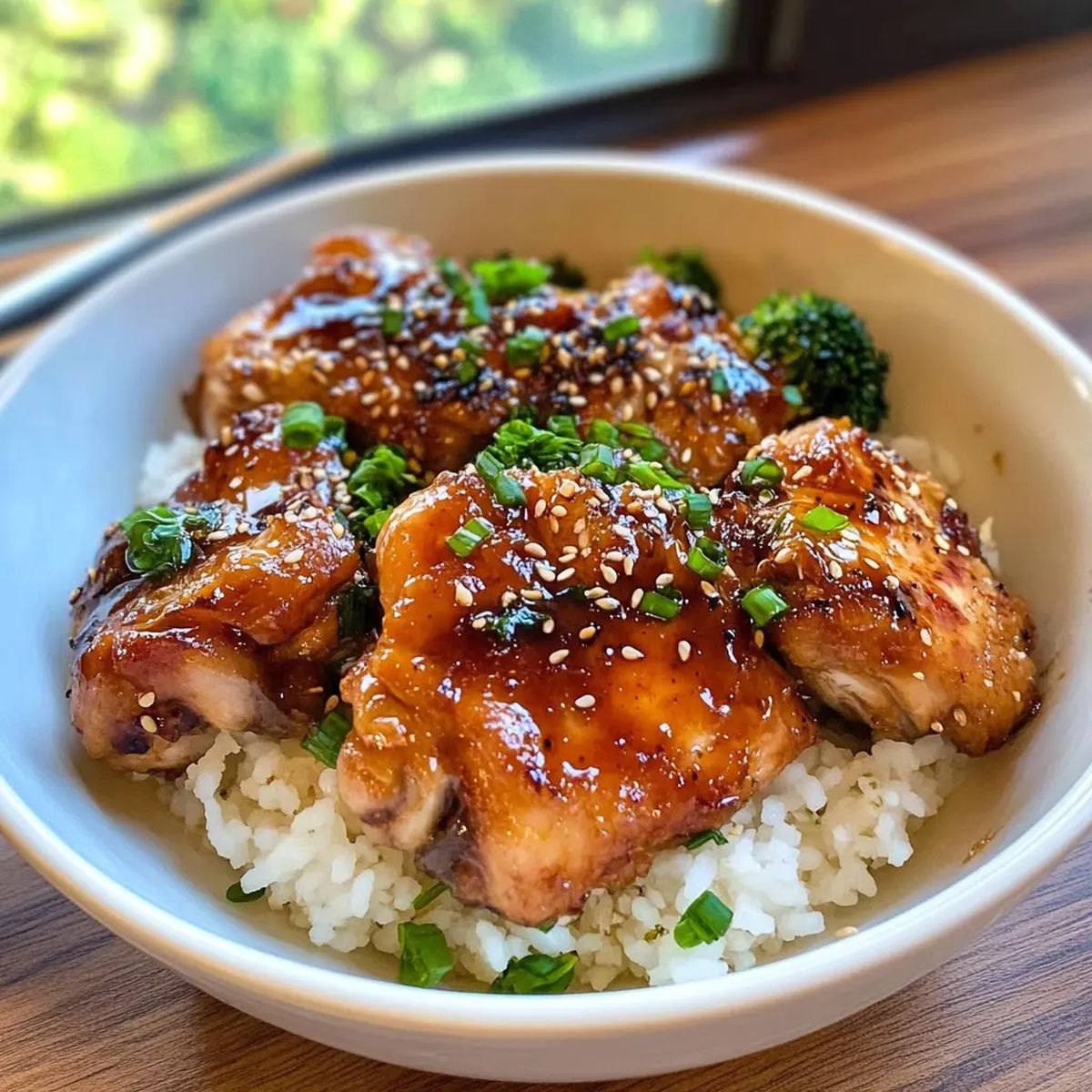 Soy Garlic Chicken Thighs Recipe