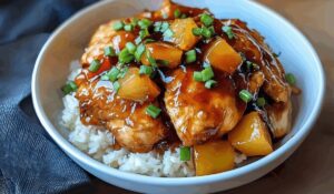 Crock Pot Sticky Hawaiian Chicken Recipe