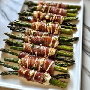 Prosciutto Wrapped Asparagus Bites Recipe