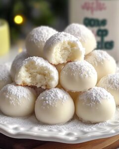 Sweetened Condensed Milk Snowball Cookies Recipe
