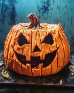 Easy Jack-O-Lantern Cake Recipe