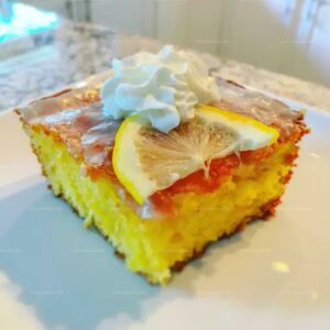 Lemon Poke Cake Recipe