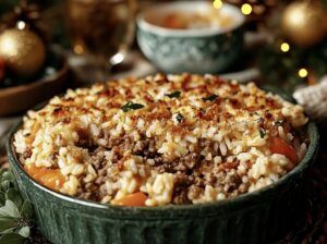 Easy Hamburger Rice Casserole Recipe