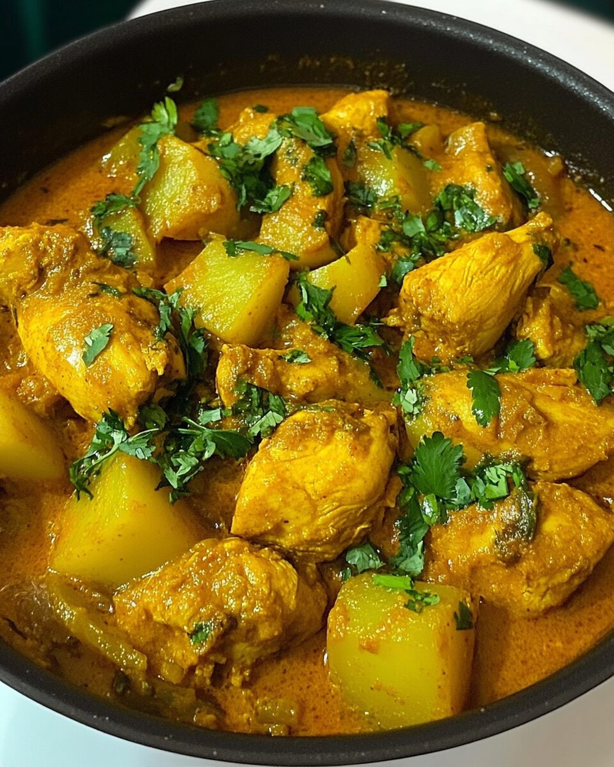 Bengali Chicken Curry with Potatoes Recipe