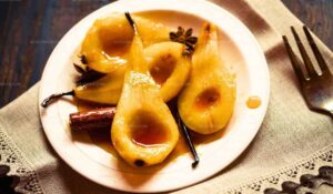 Honey-Cinnamon Baked Pears Recipe