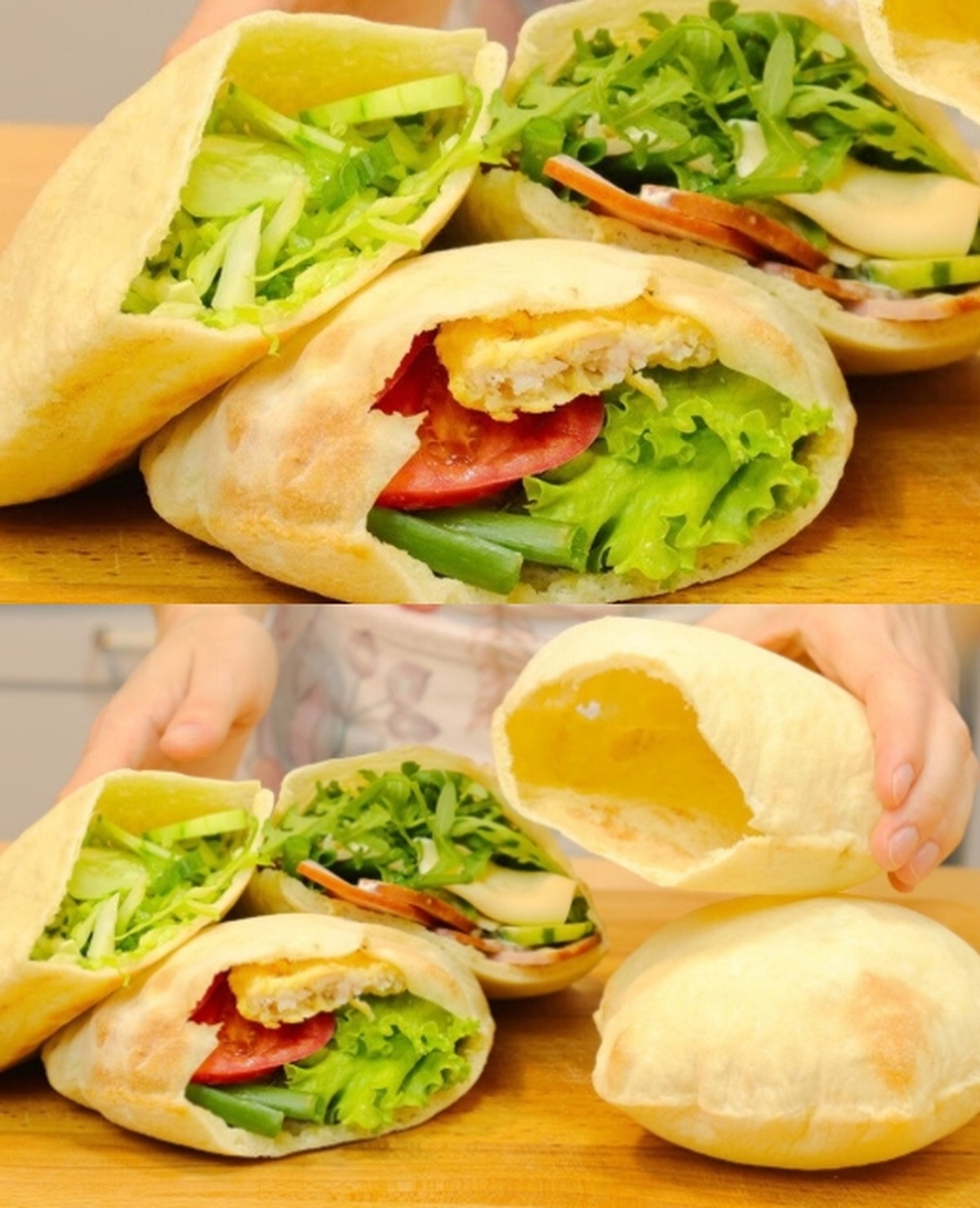 Homemade Pita Pockets Recipe
