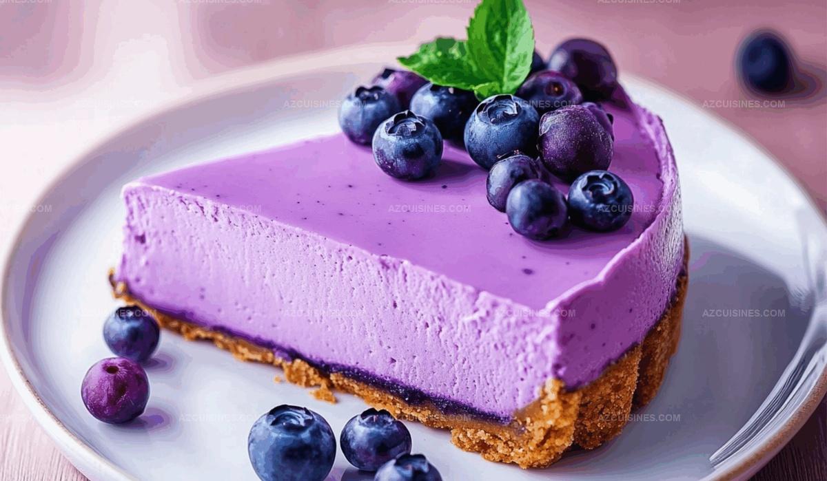 Easy No Bake Blueberry Cheesecake Recipe