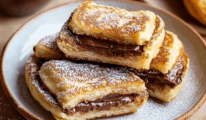 Fried Nutella Pancake Sandwich Recipe