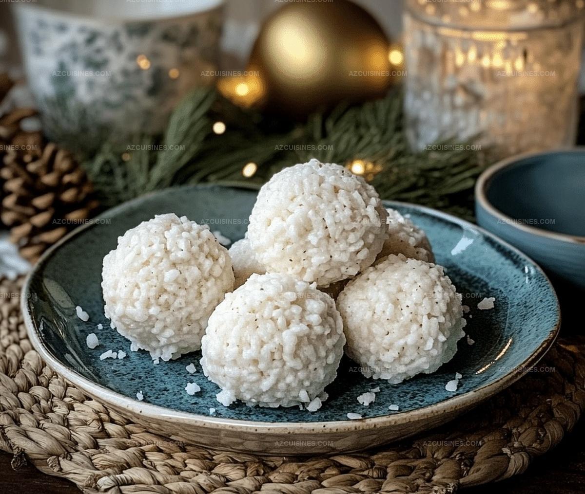Rice Krispie Snowballs Recipe
