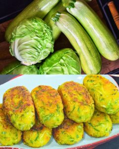 Cabbage and Zucchini Cakes Recipe