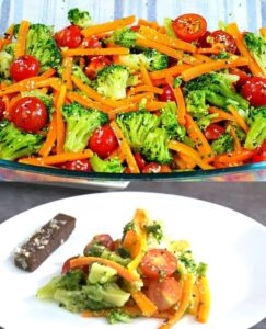 Zesty Tangerine Broccoli and Carrot Medley Recipe