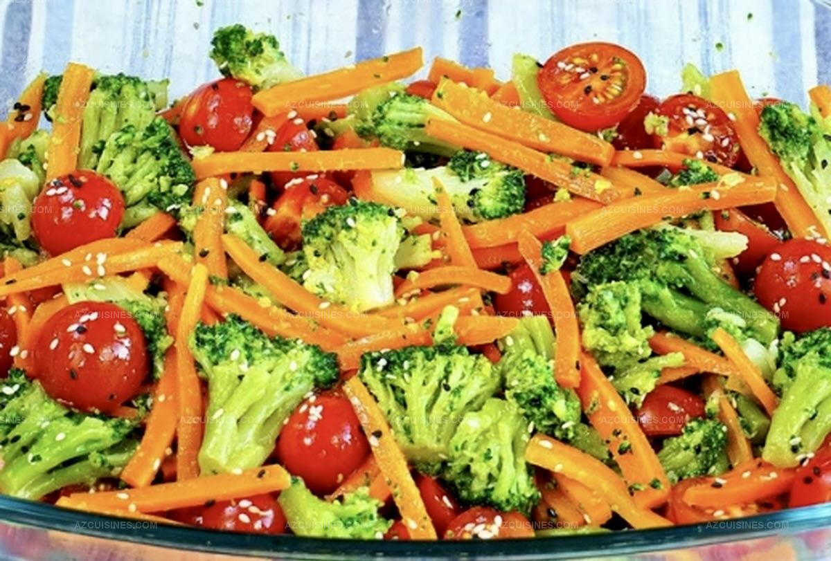Zesty Tangerine Broccoli and Carrot Medley Recipe