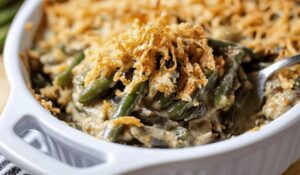 Easy Vegan Green Bean Casserole Recipe