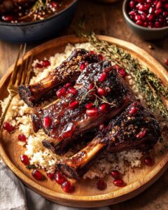 Pomegranate Braised Short Ribs Recipe