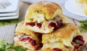 Cranberry Turkey Sliders Recipe