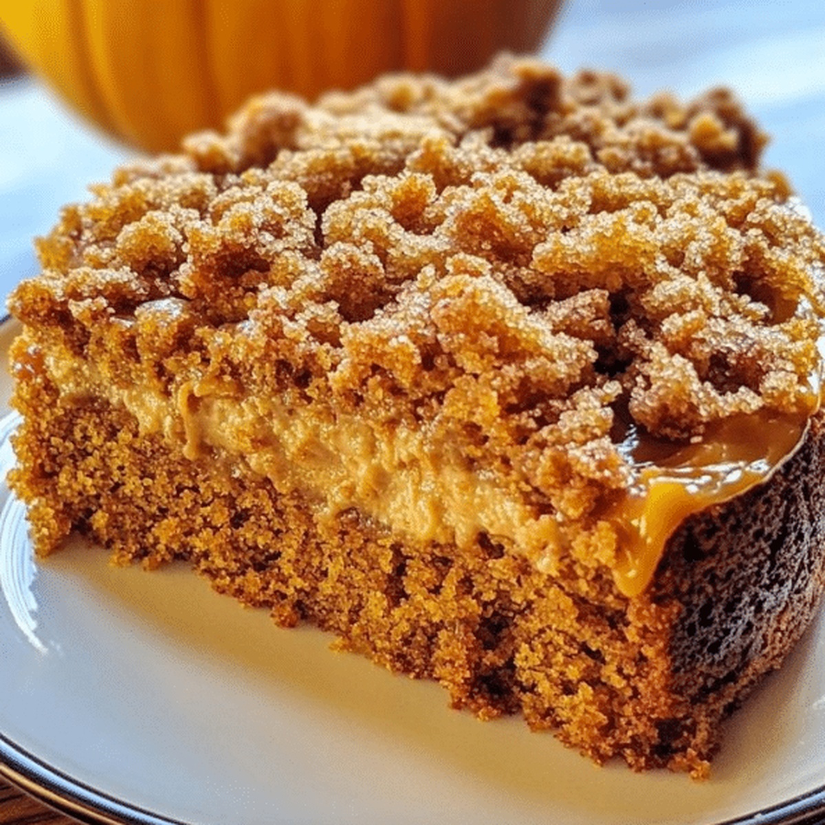 Pumpkin Streusel Coffee Cake Recipe