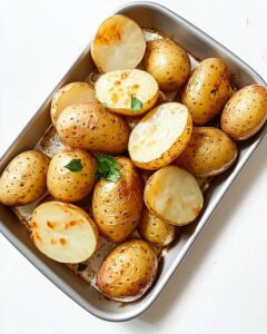 Crispy Roasted Potatoes with Tangy Pickle Vinaigrette Recipe