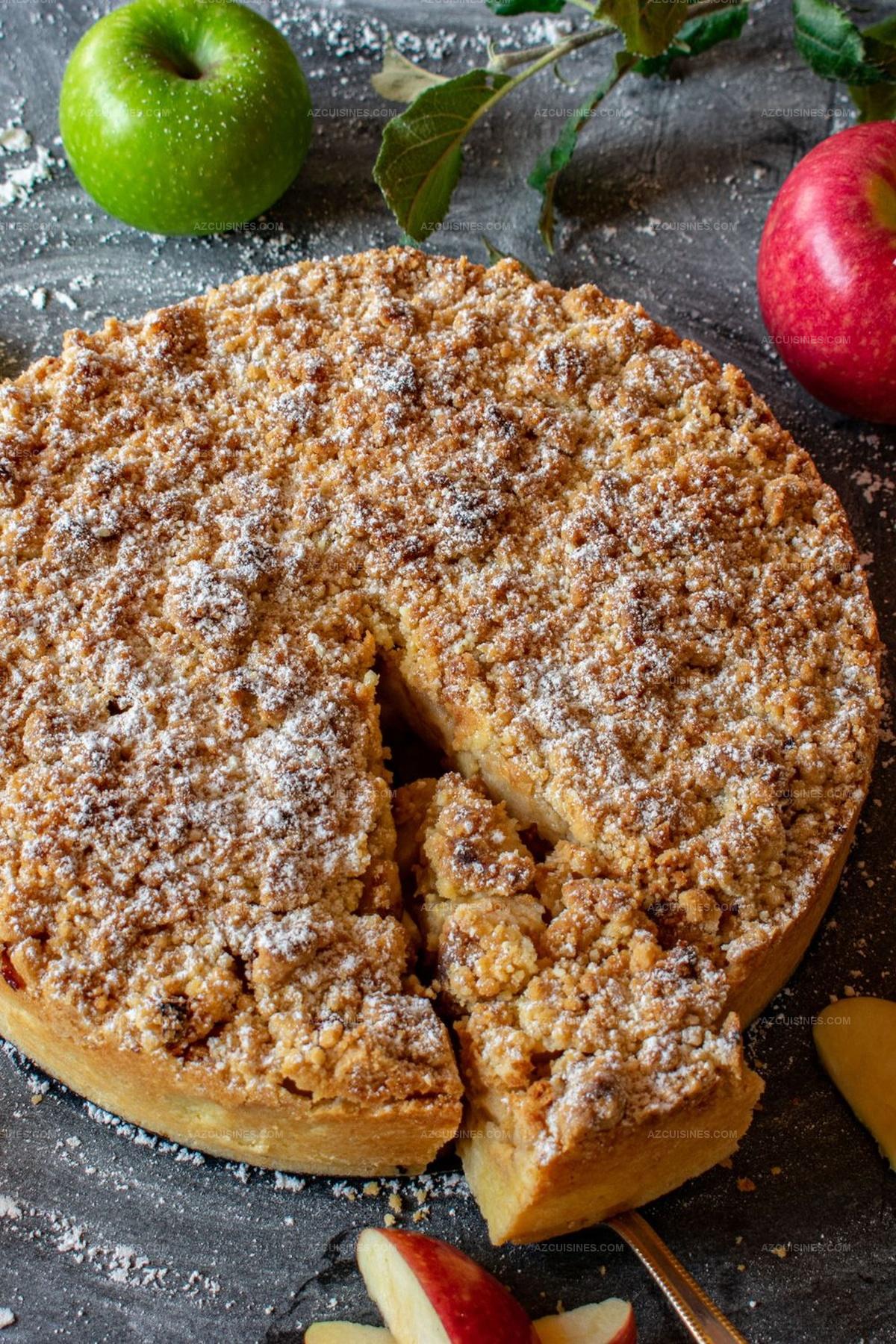 Apple Crumble Cake Recipe