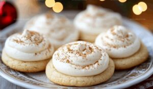 Frosted Eggnog Cookies Recipe