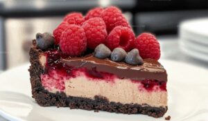 Indulgent Chocolate Raspberry Cheesecake Recipe