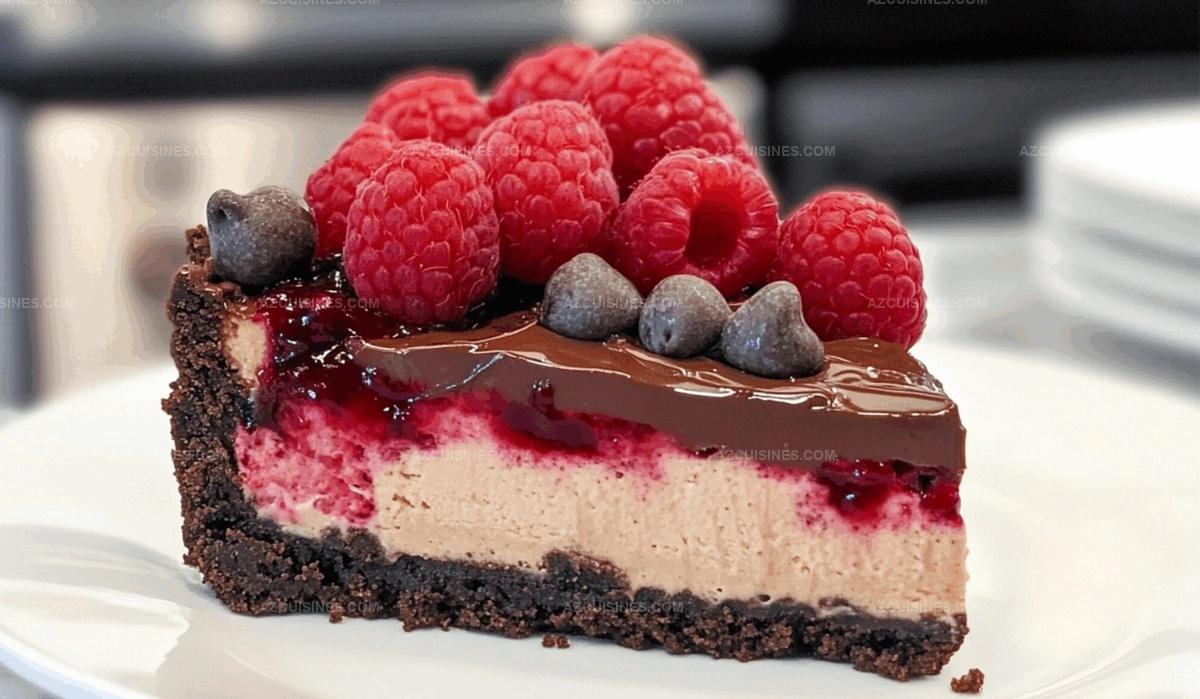 Indulgent Chocolate Raspberry Cheesecake Recipe