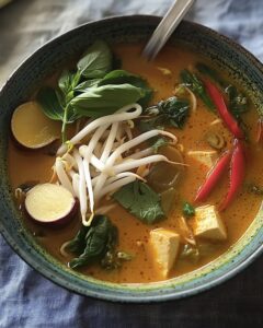 Vietnamese Style Vegetarian Curry Soup Recipe