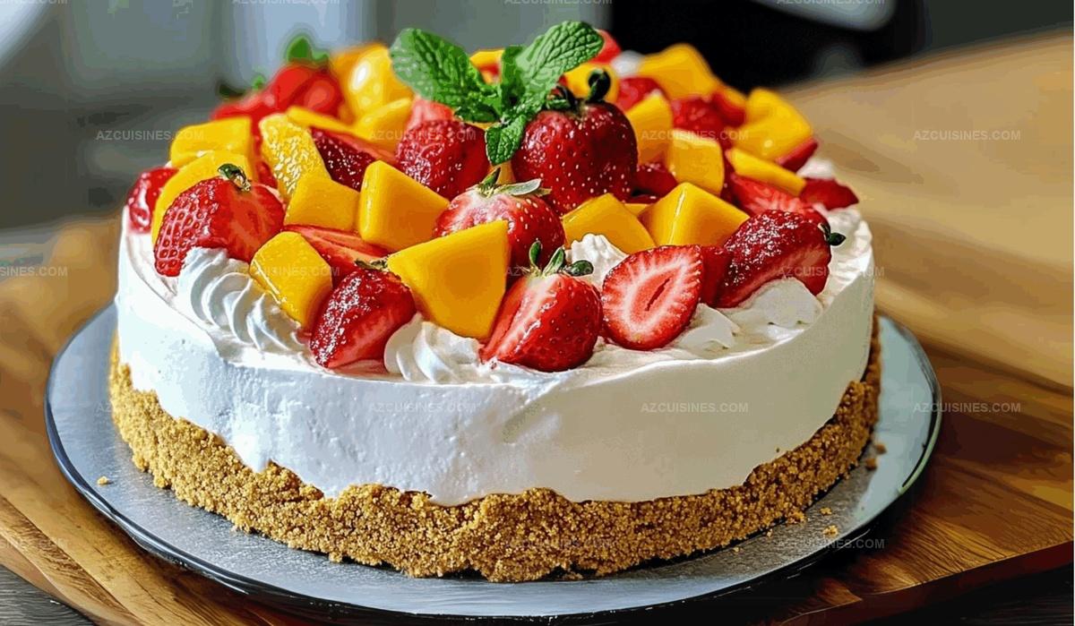 Strawberry Mango Delight Cake Recipe