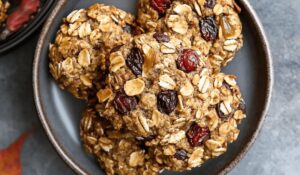 Autumn Granola Breakfast Cookies Recipe