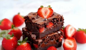 Strawberry Chocolate Brownies Recipe