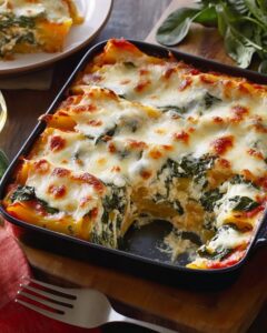 Squash and Spinach Lasagna Recipe