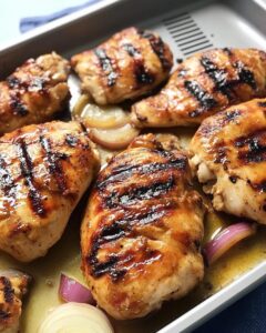 Honey Mustard and Red Onion Barbecued Chicken Recipe
