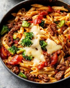 One Pot Cajun Beef Pasta Recipe
