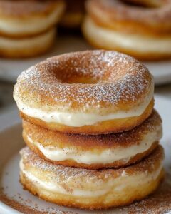 Cinnamon Kissed Cheesecake Donut Cookies Recipe