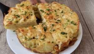 Golden Crispy Potato Egg Bake Recipe