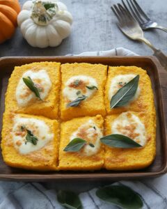 Baked Pumpkin Polenta Recipe