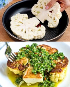 Chimichurri Cauliflower Steak Recipe