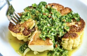 Chimichurri Cauliflower Steak Recipe