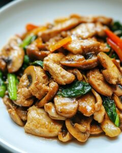 Pork and Mushroom Stir-Fry Recipe