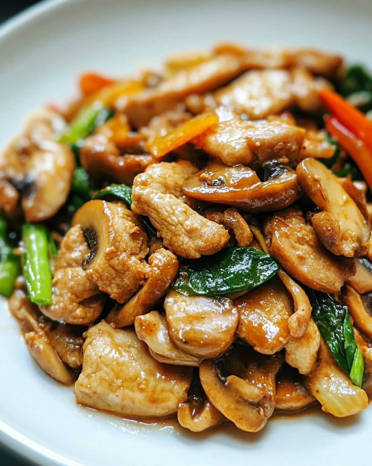 Pork and Mushroom Stir-Fry Recipe