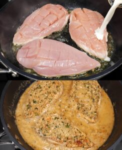 Luxurious Lemon-Garlic Chicken with Creamy Sauce Recipe