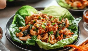 Thai Chicken Lettuce Wraps Recipe