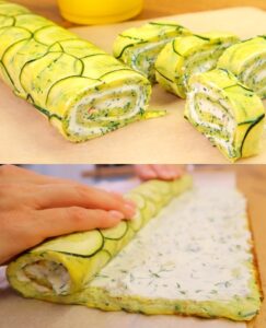 Zucchini and Ricotta Rolls Recipe