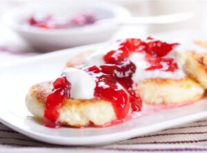 Strawberry Cinnamon Rolls with Lemon Cream Cheese Glaze Recipe