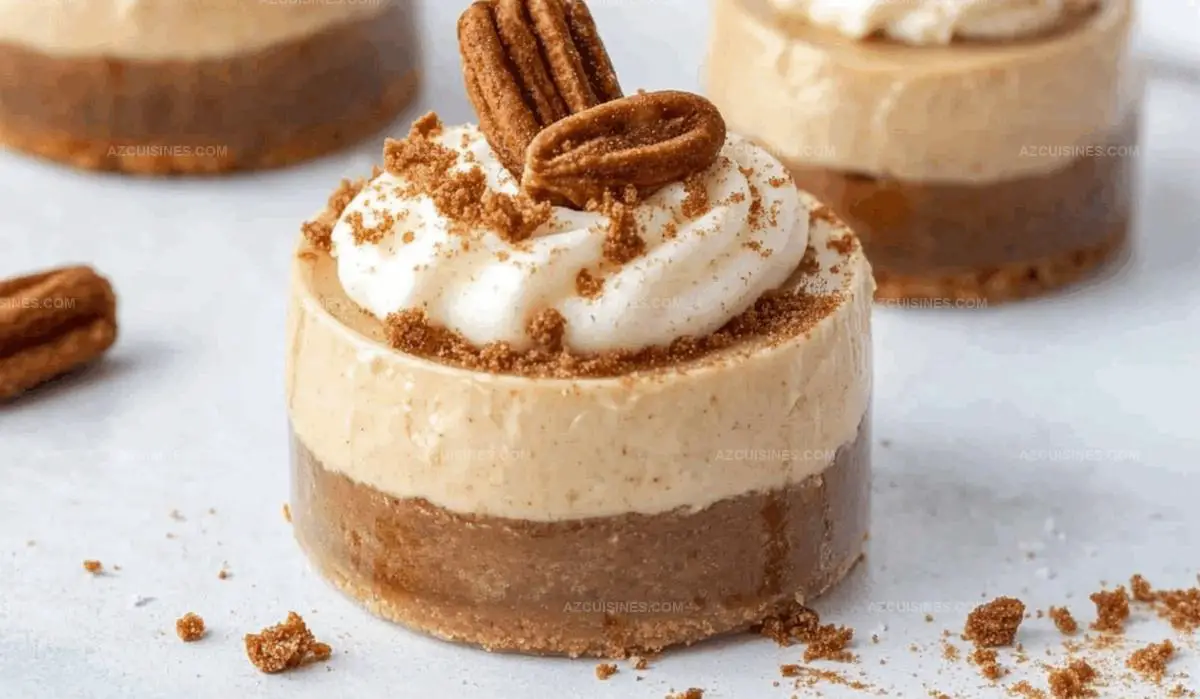 Mini Vegan Biscoff Cheesecakes Recipe